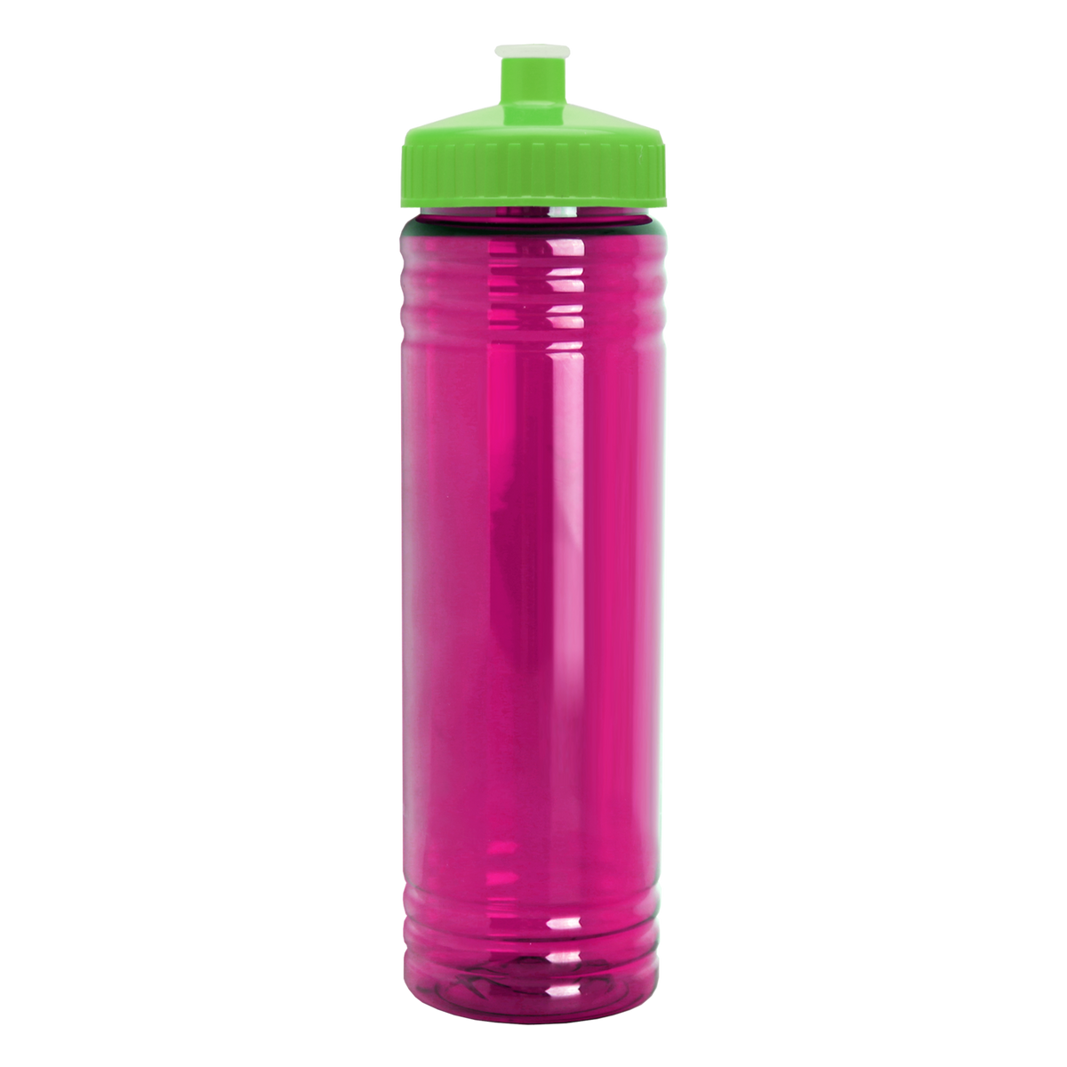 Custom logo Slim Fit RPET Bottle with Push-Pull Lid - 24 oz.