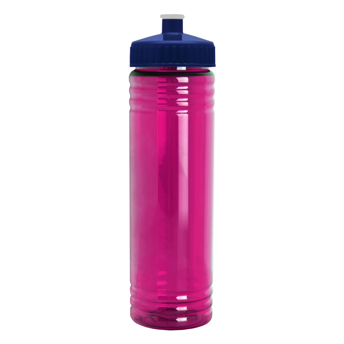 Custom logo Slim Fit RPET Bottle with Push-Pull Lid - 24 oz.