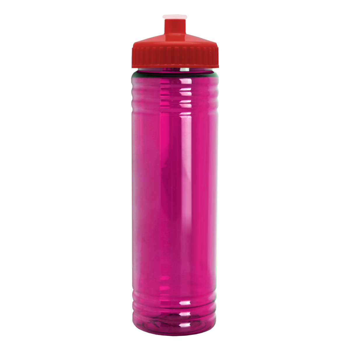 Custom logo Slim Fit RPET Bottle with Push-Pull Lid - 24 oz.