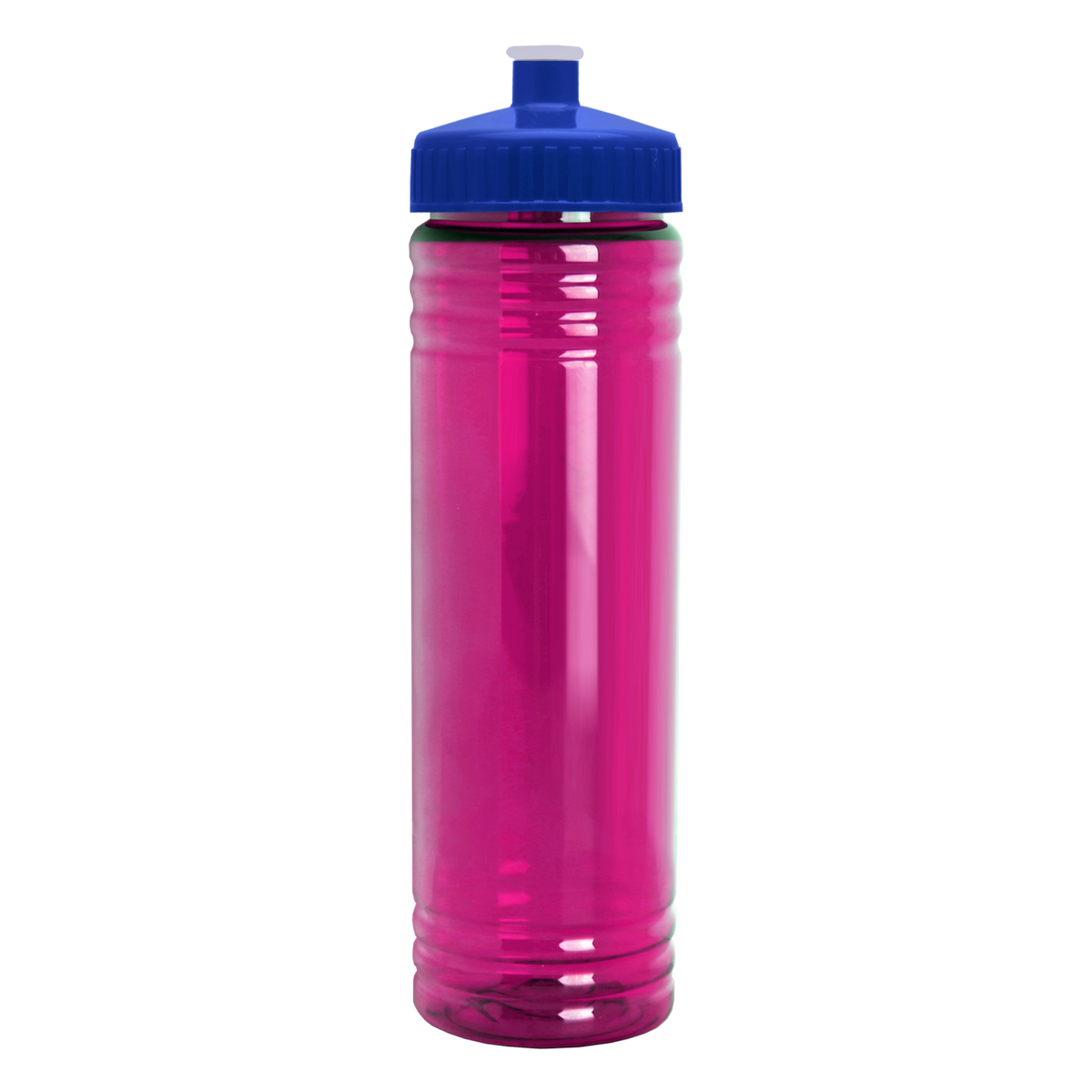 Custom logo Slim Fit RPET Bottle with Push-Pull Lid - 24 oz.