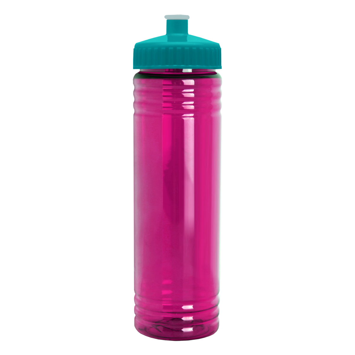Custom logo Slim Fit RPET Bottle with Push-Pull Lid - 24 oz.