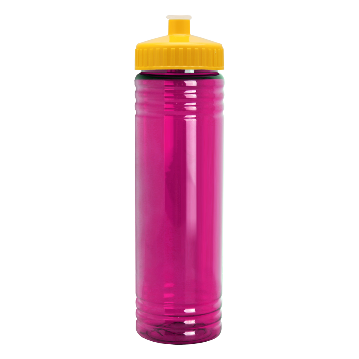 Custom logo Slim Fit RPET Bottle with Push-Pull Lid - 24 oz.