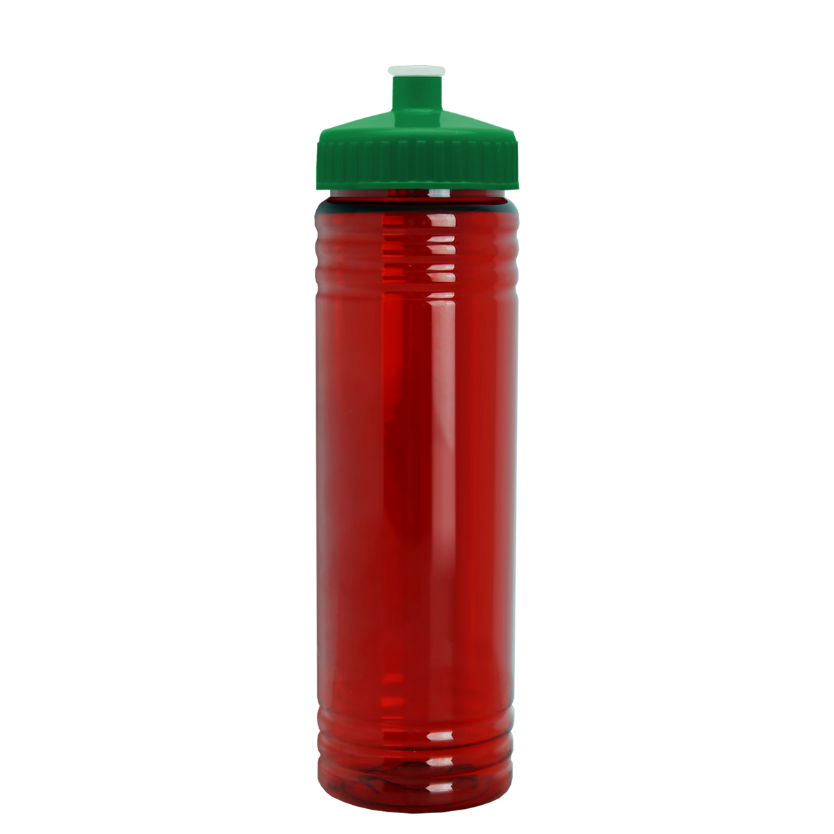 Custom logo Slim Fit RPET Bottle with Push-Pull Lid - 24 oz.