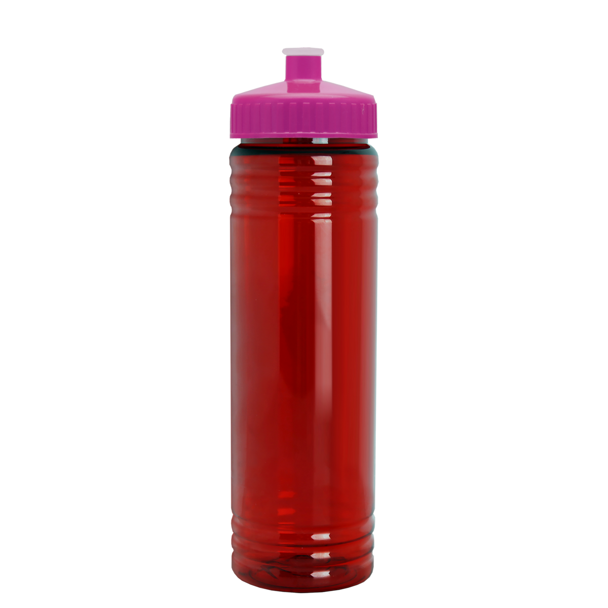 Custom logo Slim Fit RPET Bottle with Push-Pull Lid - 24 oz.