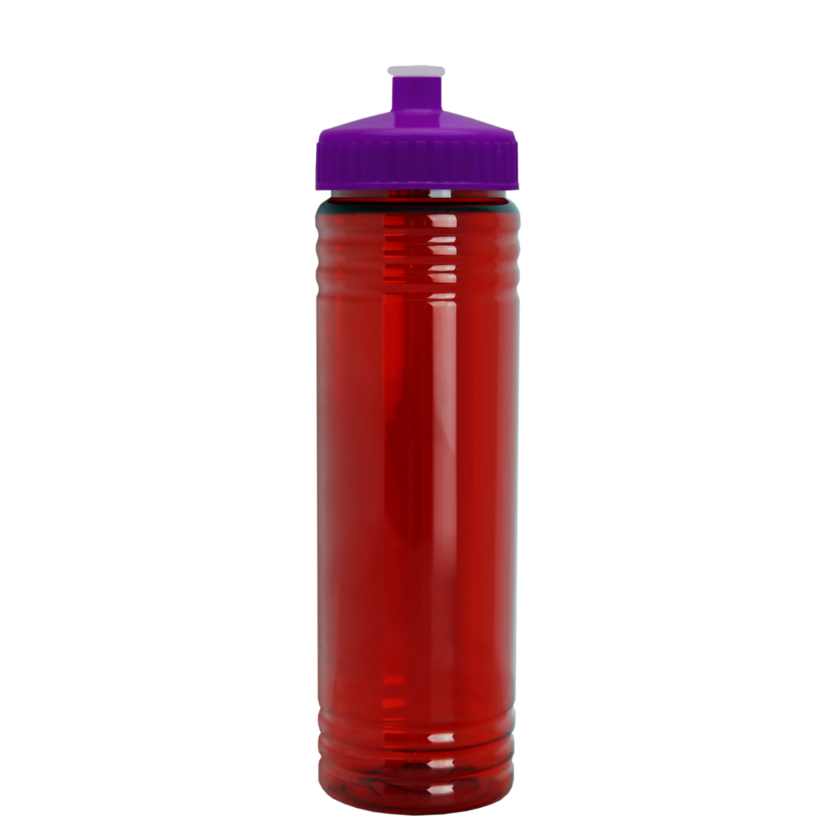 Custom logo Slim Fit RPET Bottle with Push-Pull Lid - 24 oz.