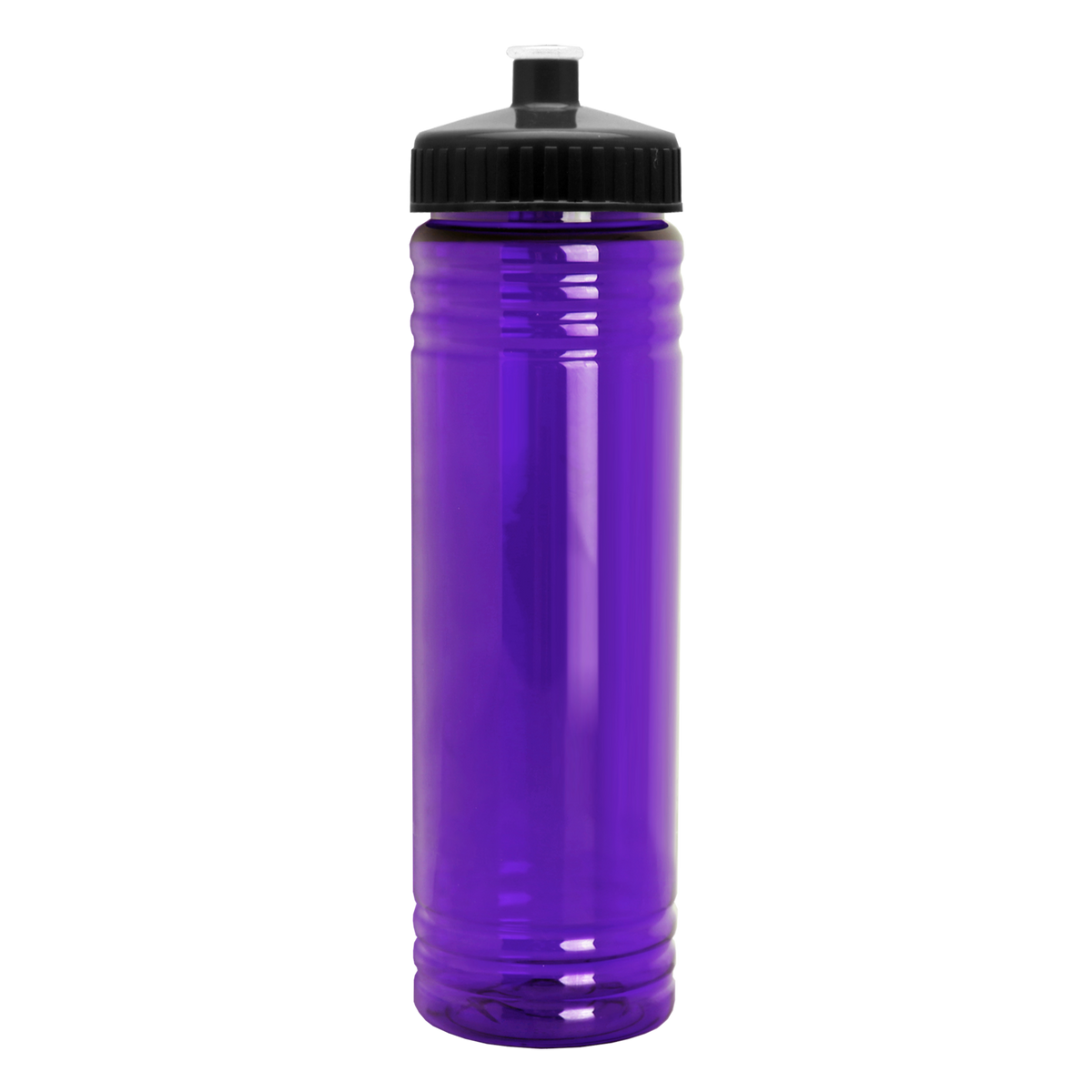 Custom logo Slim Fit RPET Bottle with Push-Pull Lid - 24 oz.