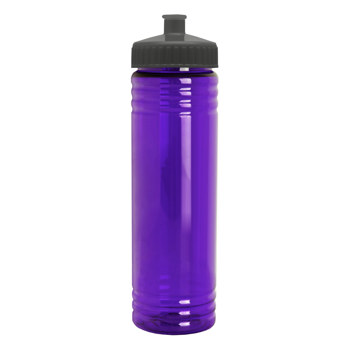 Custom logo Slim Fit RPET Bottle with Push-Pull Lid - 24 oz.