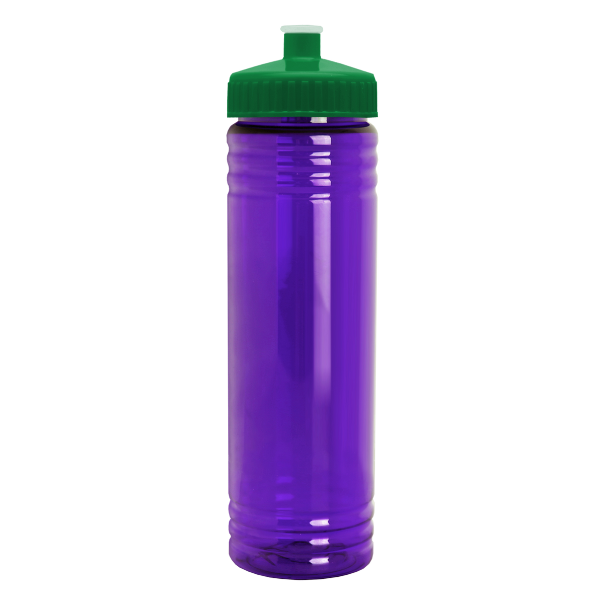 Custom logo Slim Fit RPET Bottle with Push-Pull Lid - 24 oz.