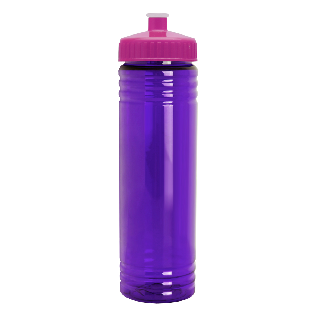 Custom logo Slim Fit RPET Bottle with Push-Pull Lid - 24 oz.