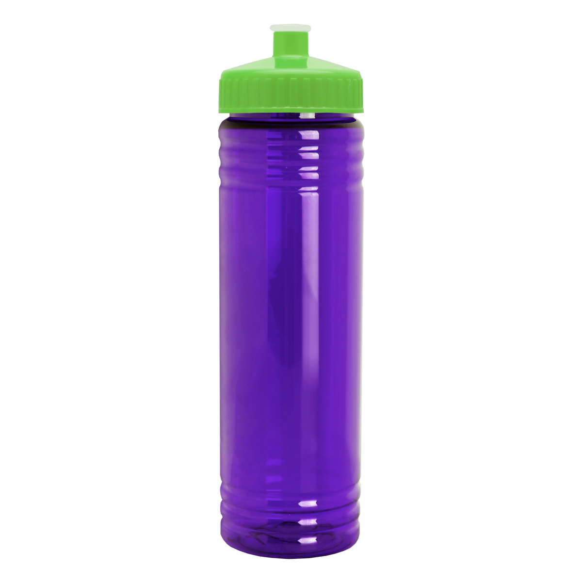 Custom logo Slim Fit RPET Bottle with Push-Pull Lid - 24 oz.