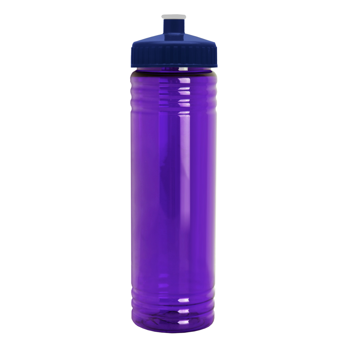 Custom logo Slim Fit RPET Bottle with Push-Pull Lid - 24 oz.
