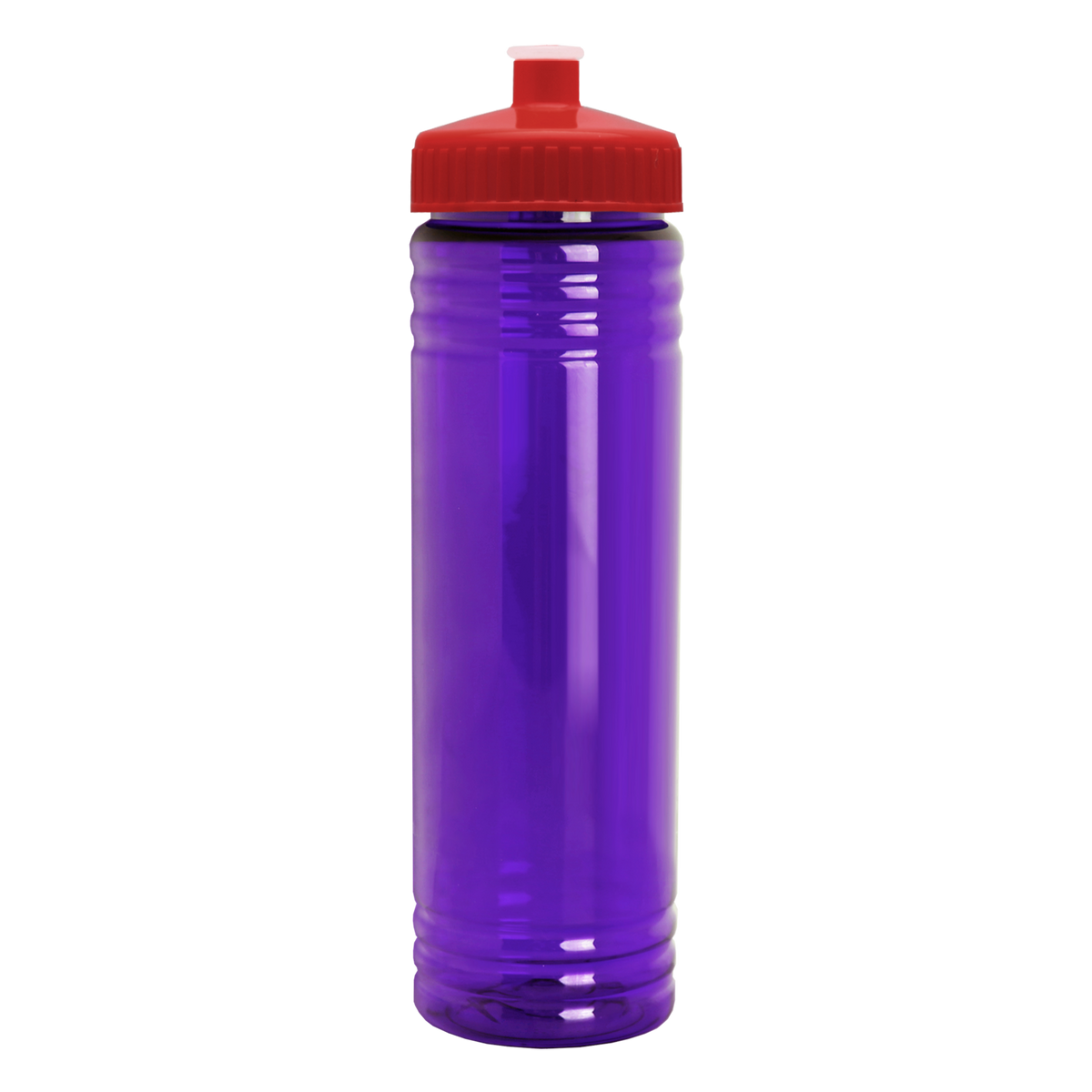 Custom logo Slim Fit RPET Bottle with Push-Pull Lid - 24 oz.