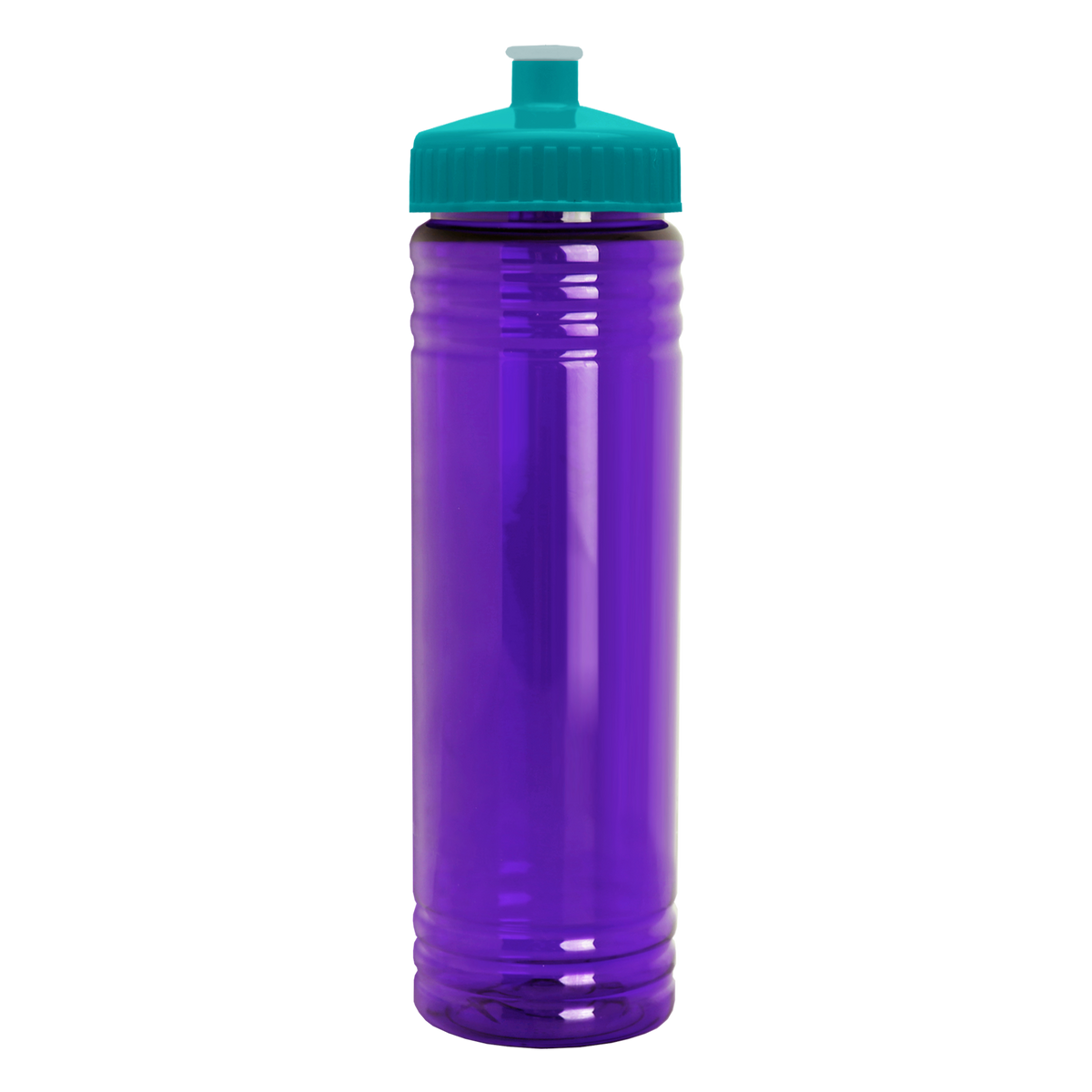 Custom logo Slim Fit RPET Bottle with Push-Pull Lid - 24 oz.