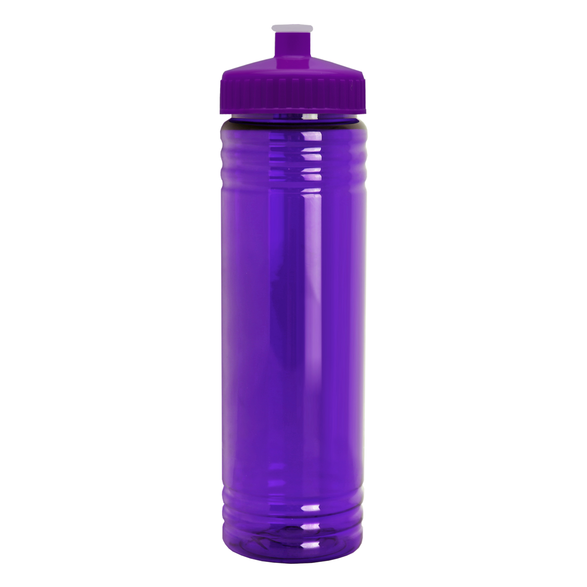 Custom logo Slim Fit RPET Bottle with Push-Pull Lid - 24 oz.