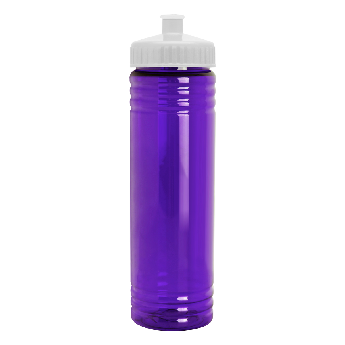 Custom logo Slim Fit RPET Bottle with Push-Pull Lid - 24 oz.