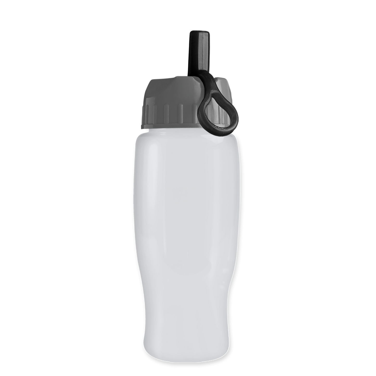 Poly+ Recycled Bottle with Ring-Straw Lid - 27 oz.