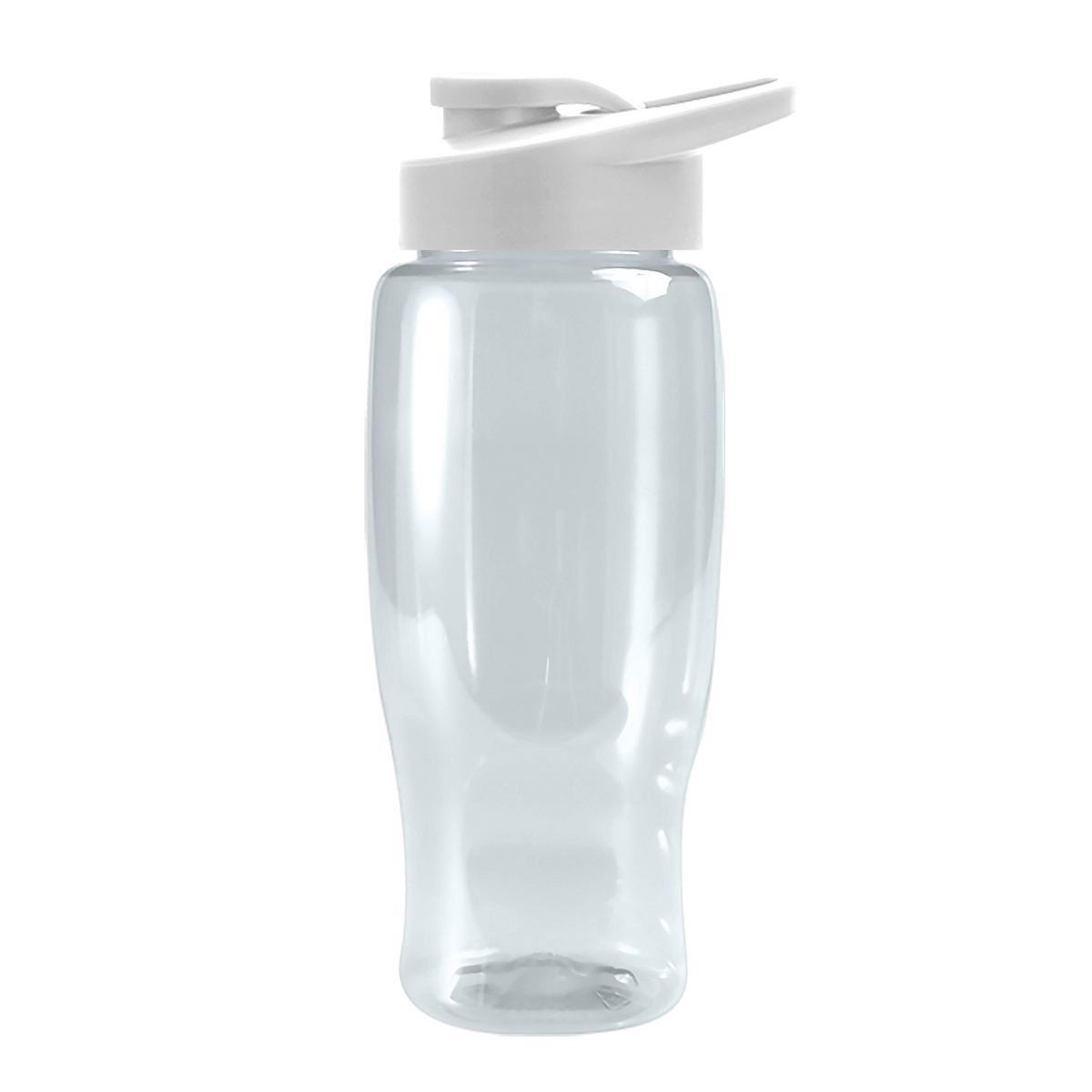 Custom logo Poly+ Recycled Bottle with Drink-Thru Lid - 27 oz.