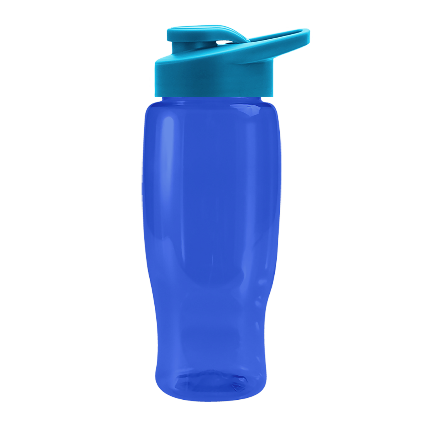 Poly+ Recycled Bottle with Drink-Thru Lid - 27 oz.