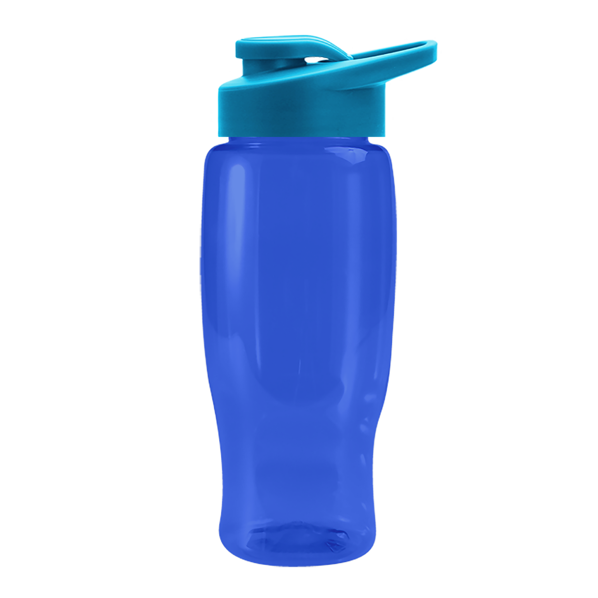 Poly+ Recycled Bottle with Drink-Thru Lid - 27 oz.