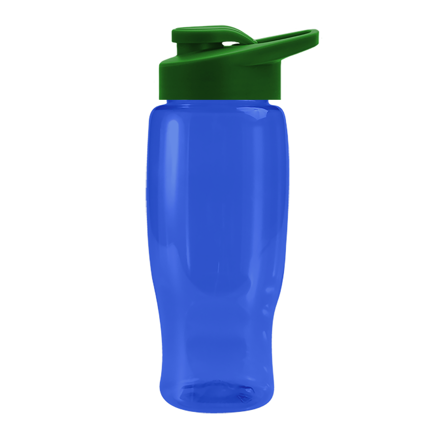 Poly+ Recycled Bottle with Drink-Thru Lid - 27 oz.