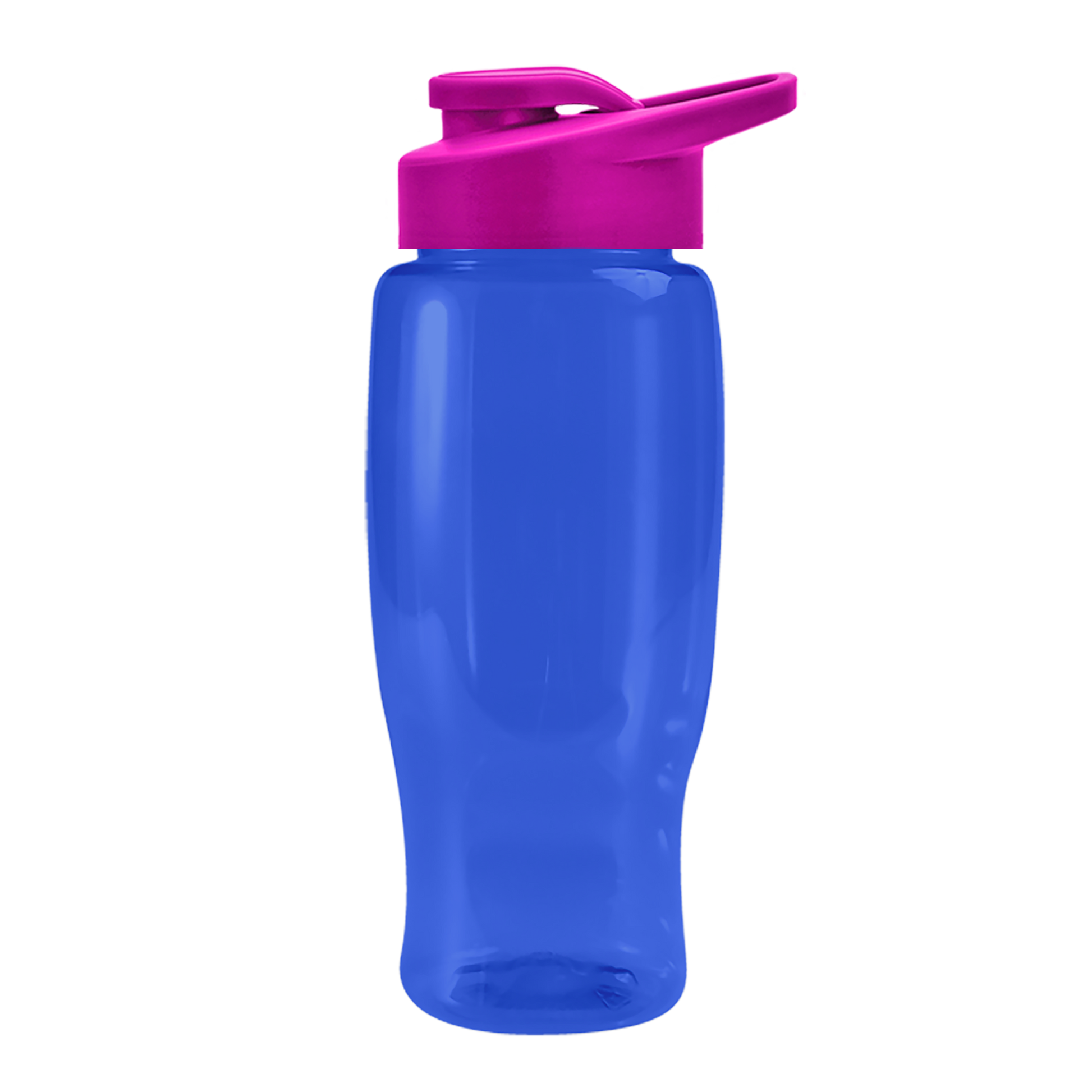 Poly+ Recycled Bottle with Drink-Thru Lid - 27 oz.