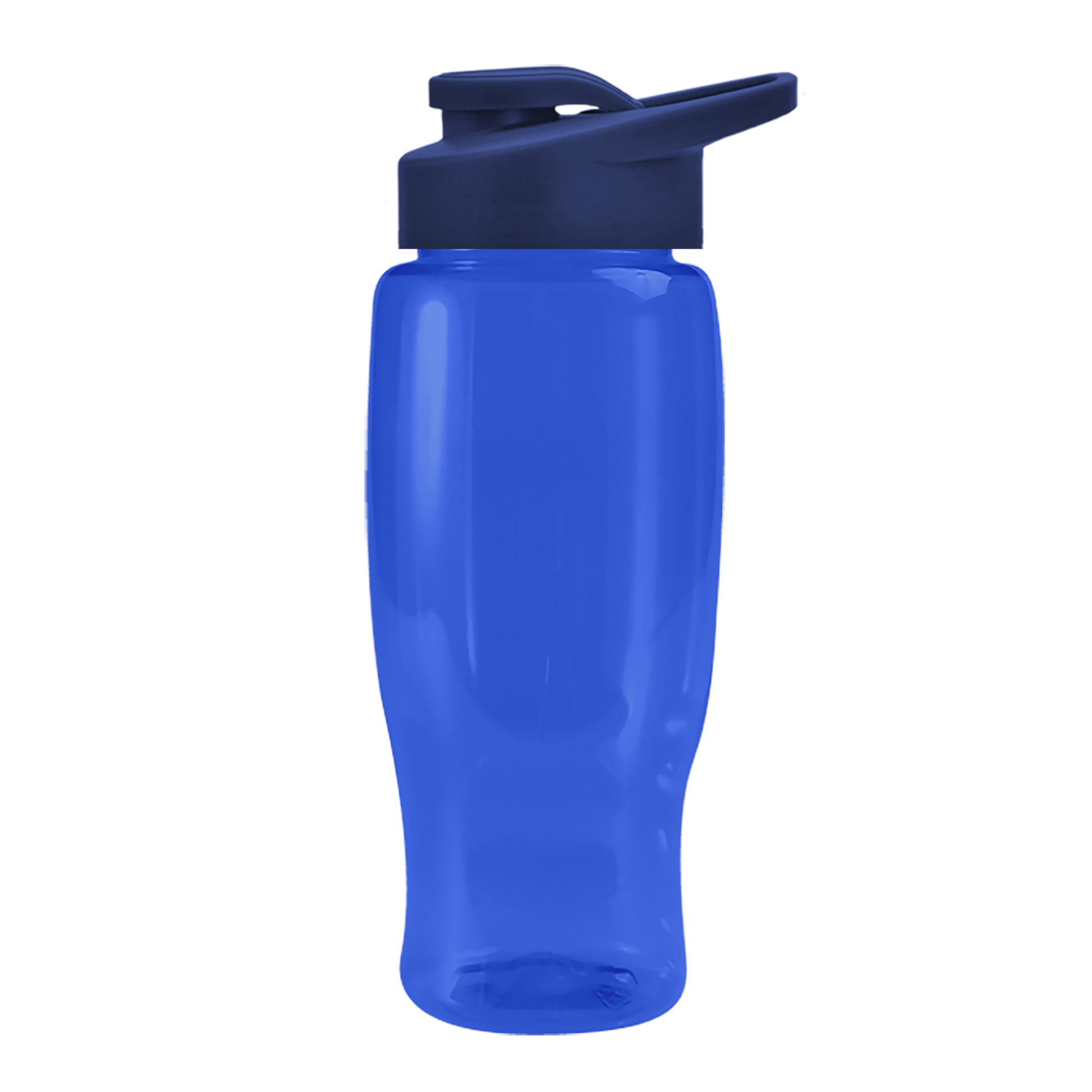 Poly+ Recycled Bottle with Drink-Thru Lid - 27 oz.