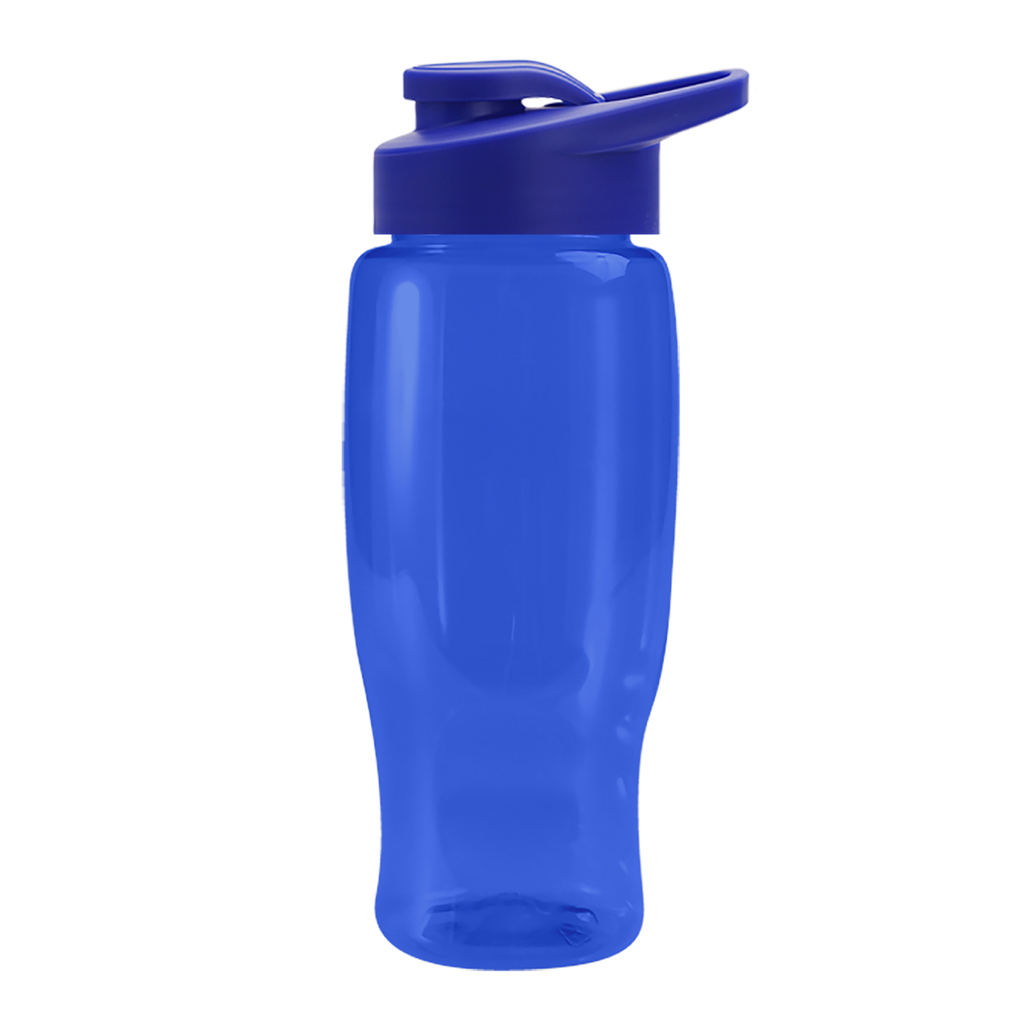 Poly+ Recycled Bottle with Drink-Thru Lid - 27 oz.