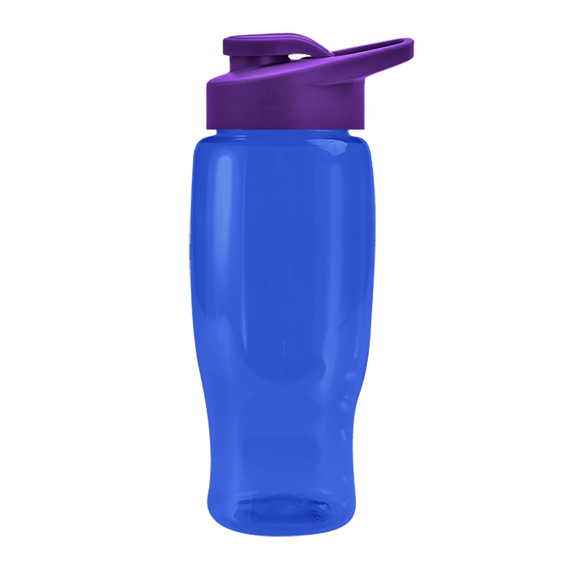 Poly+ Recycled Bottle with Drink-Thru Lid - 27 oz.