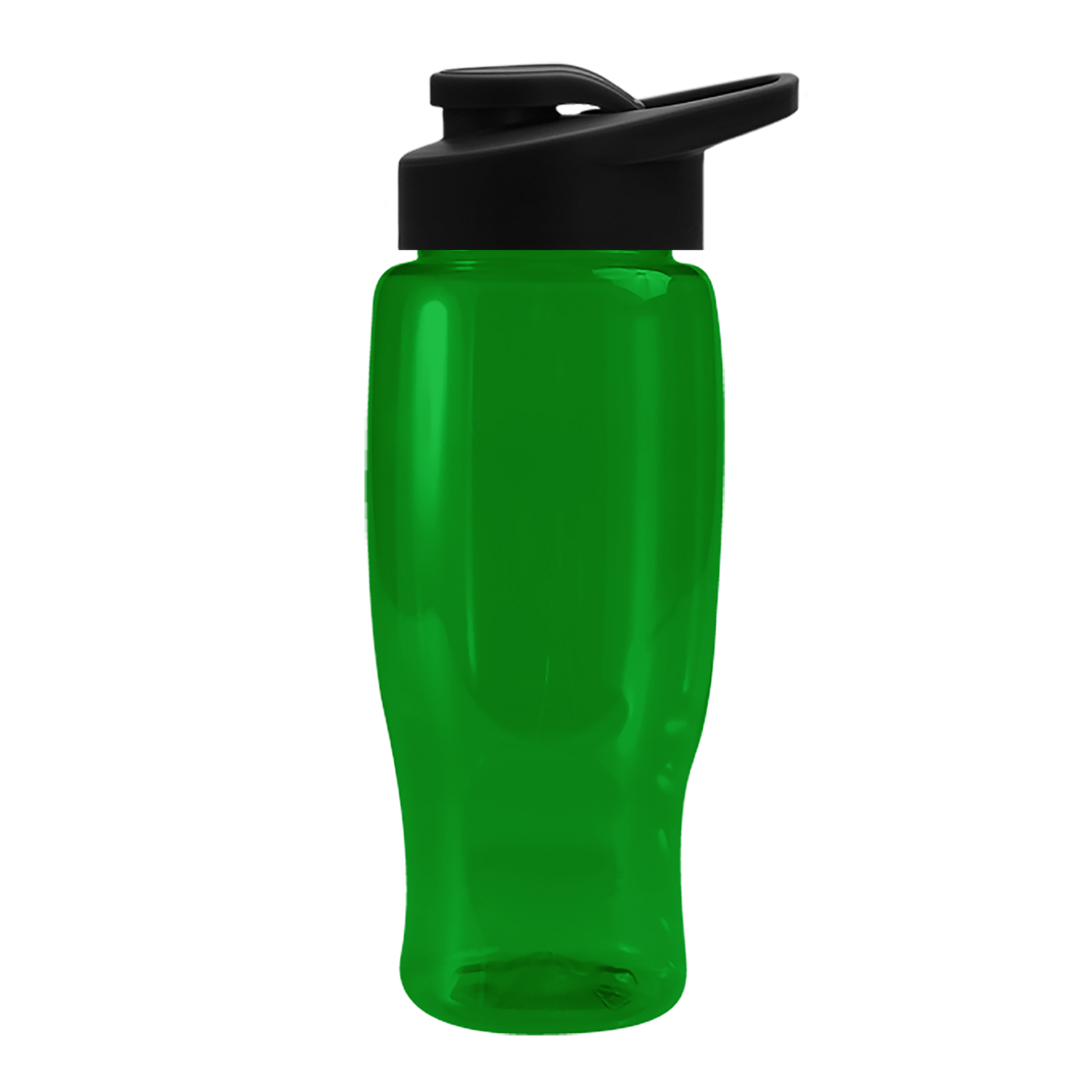 Poly+ Recycled Bottle with Drink-Thru Lid - 27 oz.