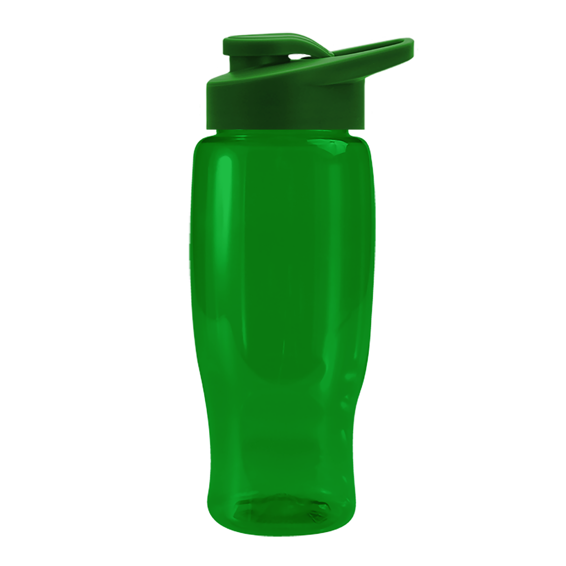 Poly+ Recycled Bottle with Drink-Thru Lid - 27 oz.