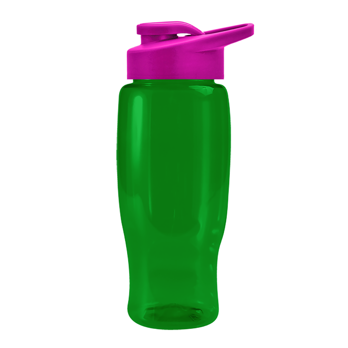 Poly+ Recycled Bottle with Drink-Thru Lid - 27 oz.