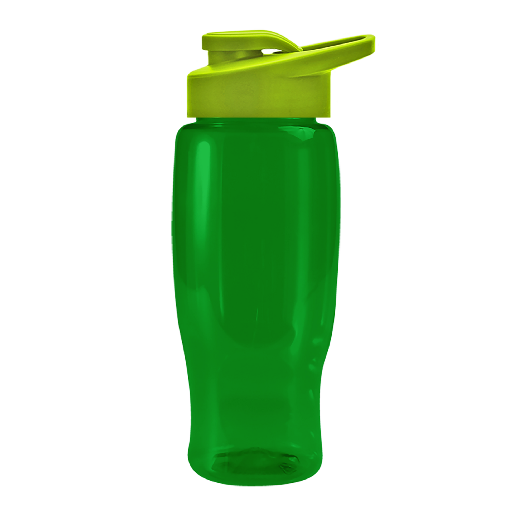 Poly+ Recycled Bottle with Drink-Thru Lid - 27 oz.