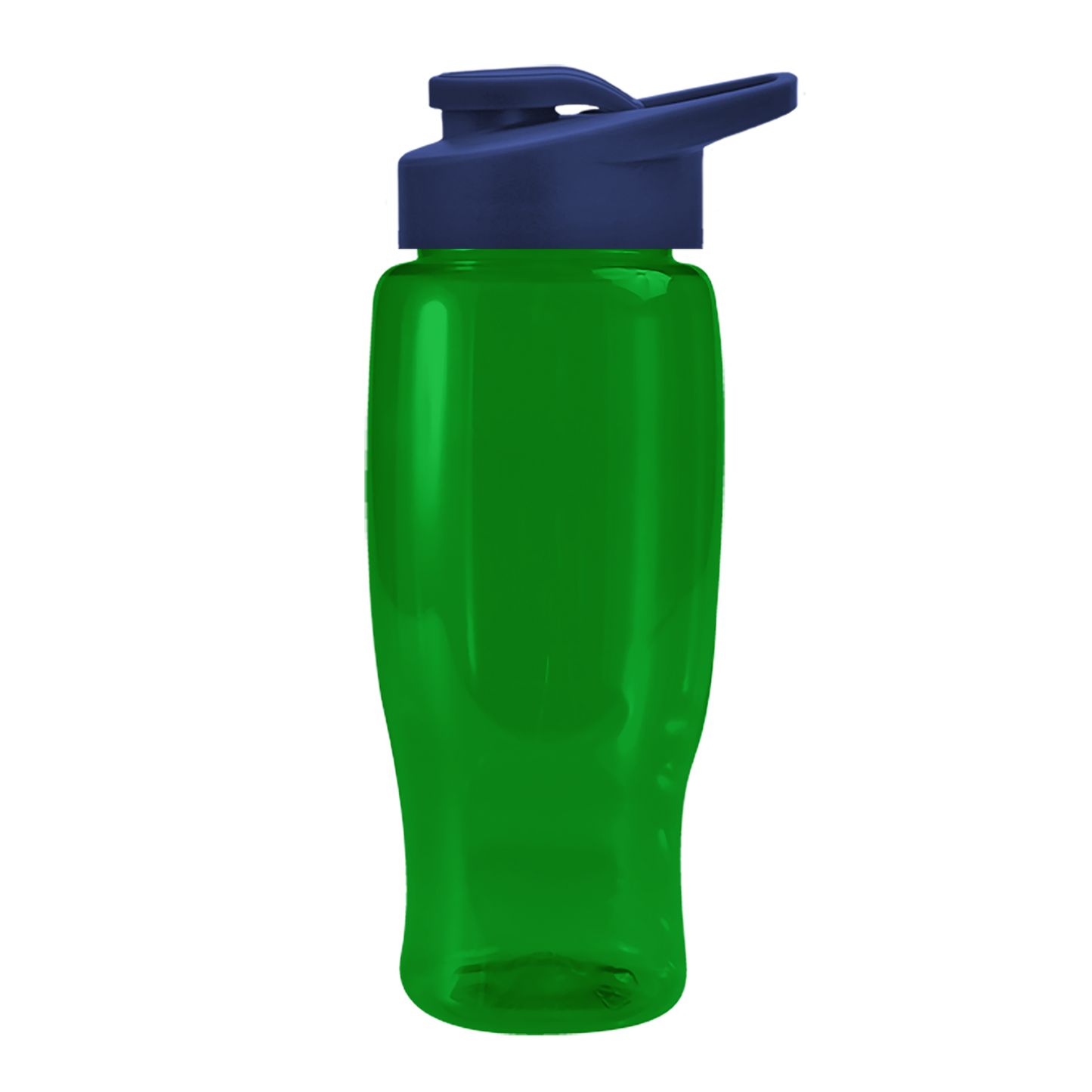 Poly+ Recycled Bottle with Drink-Thru Lid - 27 oz.