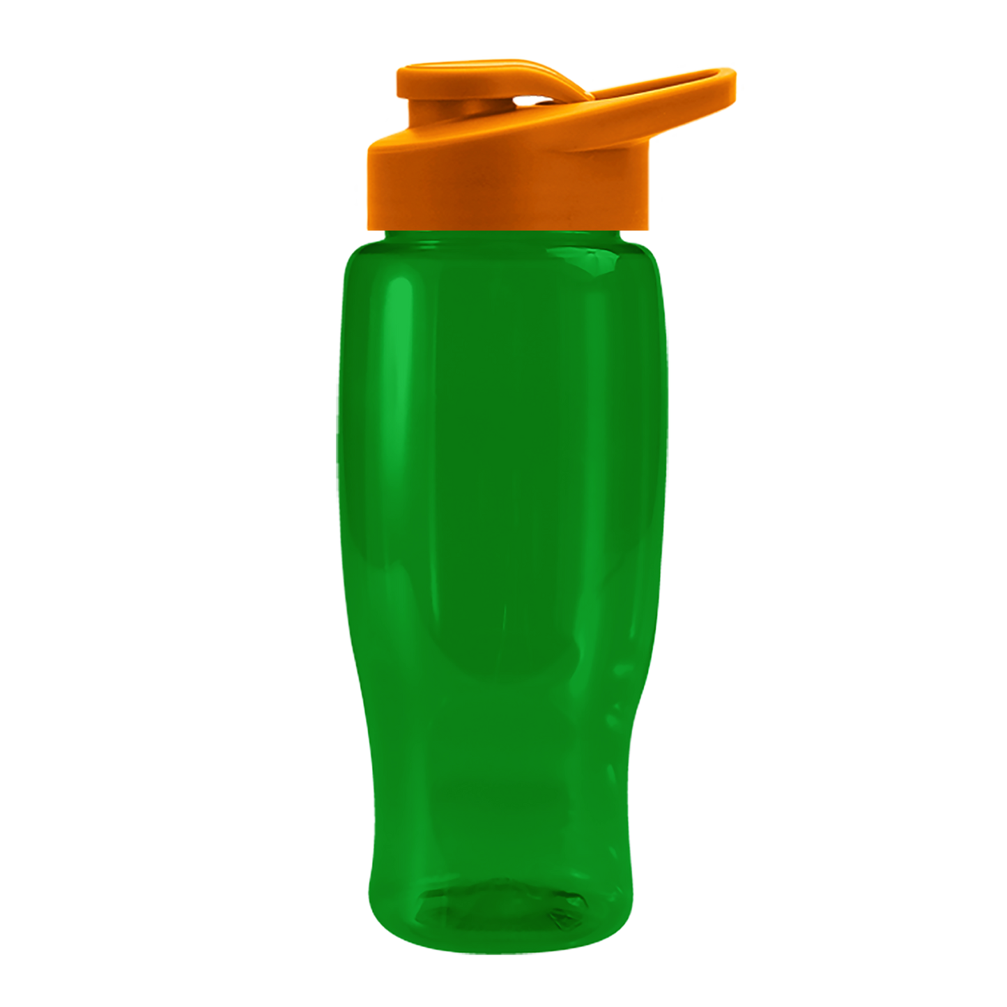 Poly+ Recycled Bottle with Drink-Thru Lid - 27 oz.