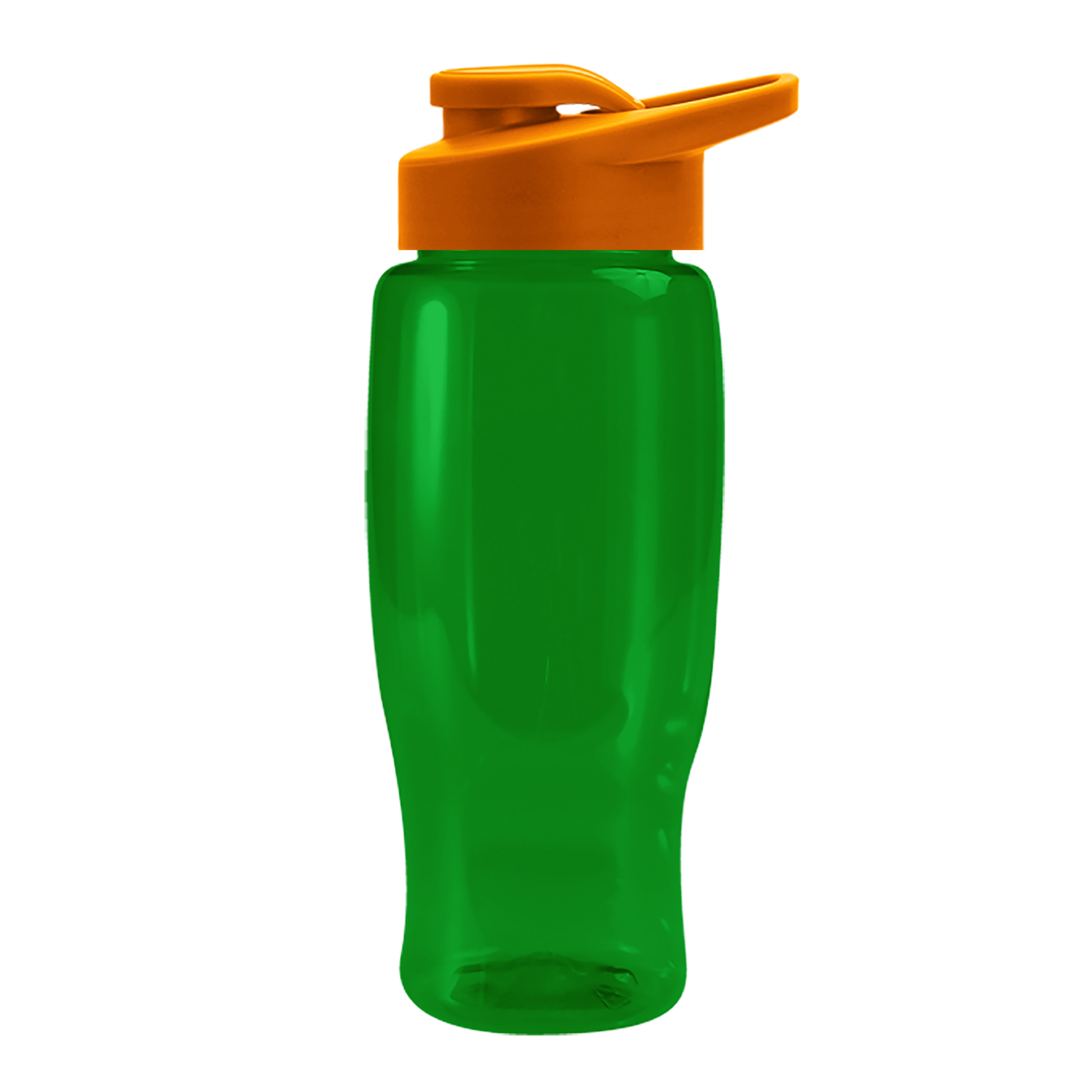 Poly+ Recycled Bottle with Drink-Thru Lid - 27 oz.