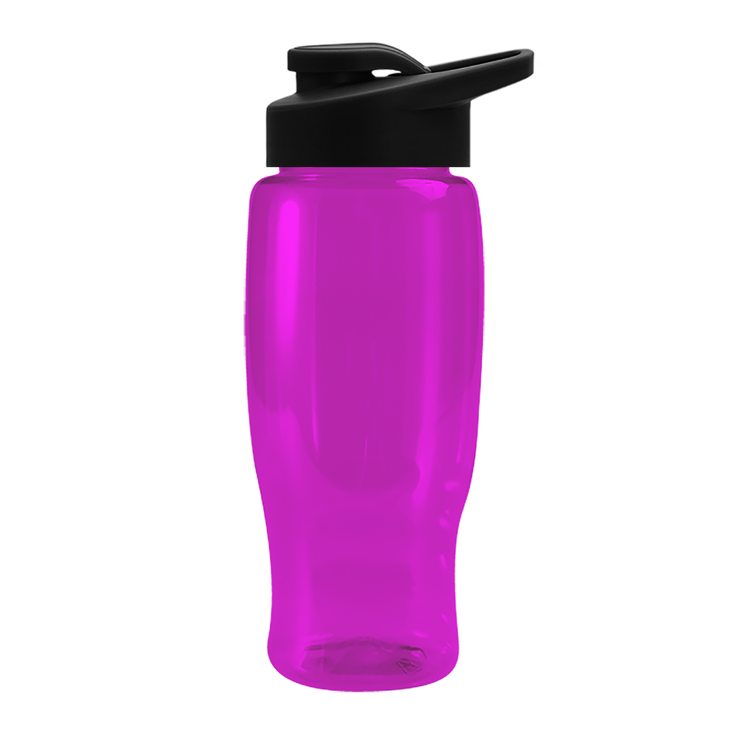 Poly+ Recycled Bottle with Drink-Thru Lid - 27 oz.