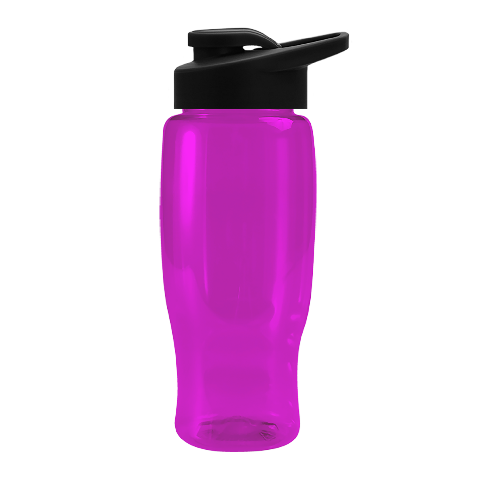 Poly+ Recycled Bottle with Drink-Thru Lid - 27 oz.