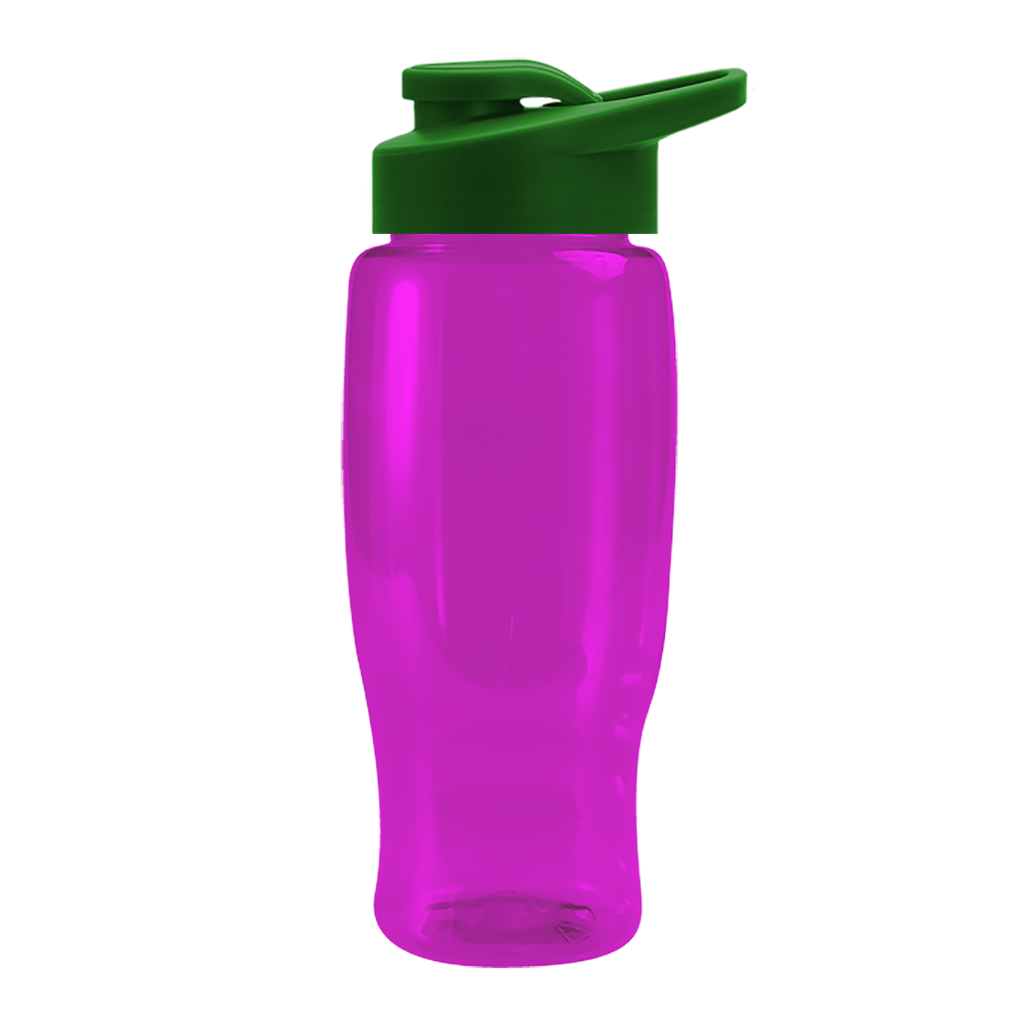 Poly+ Recycled Bottle with Drink-Thru Lid - 27 oz.