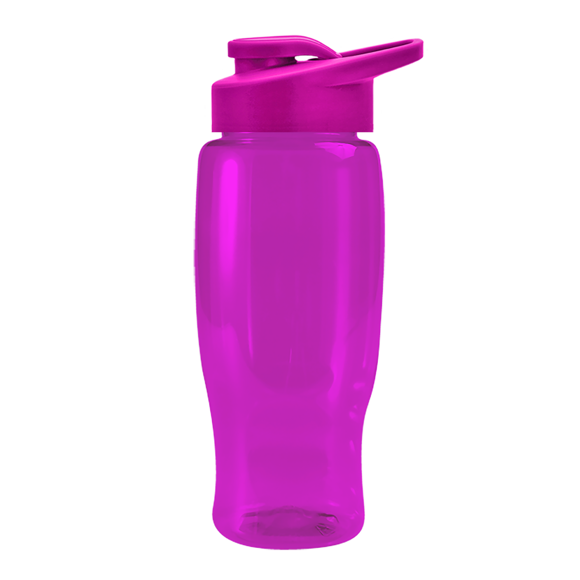 Poly+ Recycled Bottle with Drink-Thru Lid - 27 oz.