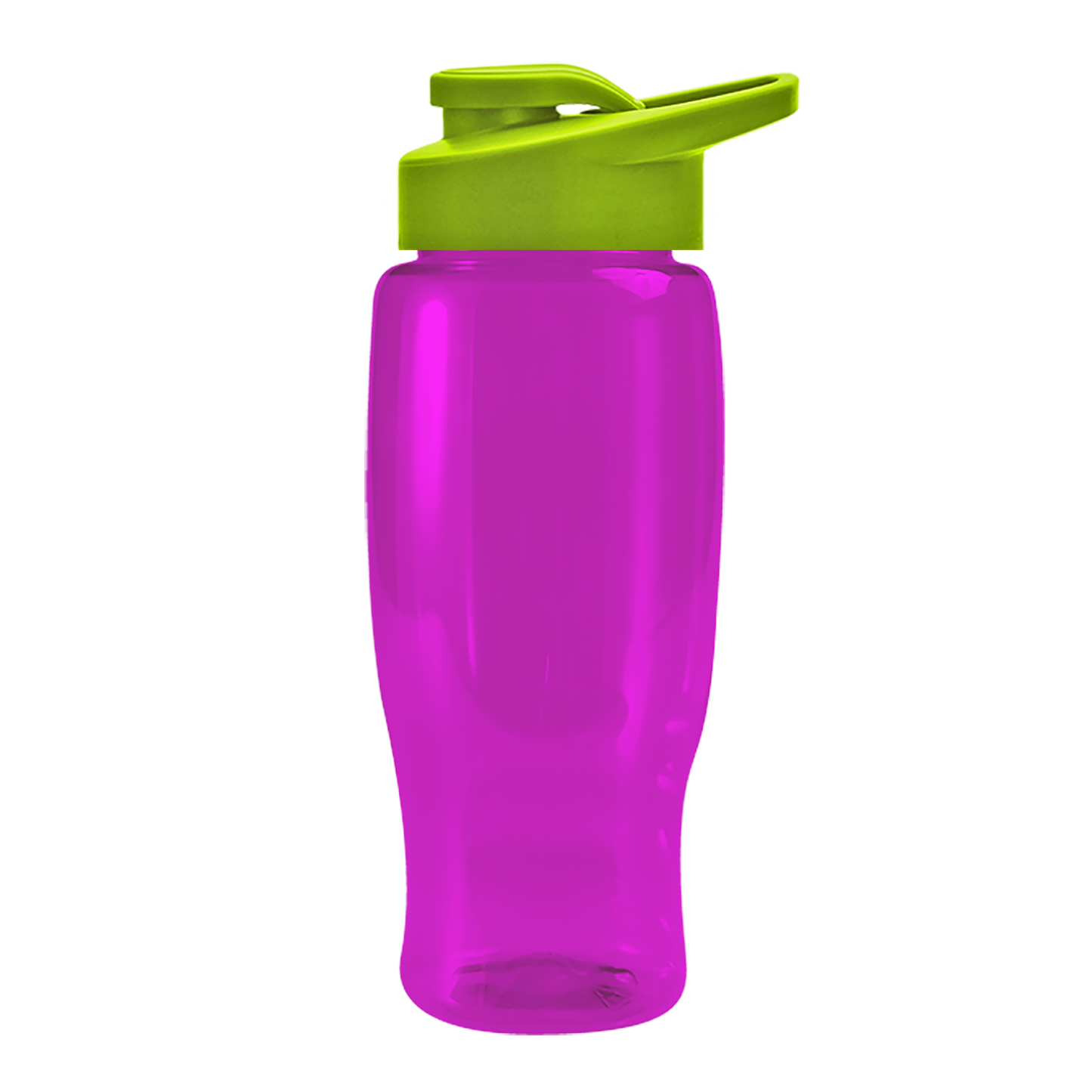 Poly+ Recycled Bottle with Drink-Thru Lid - 27 oz.
