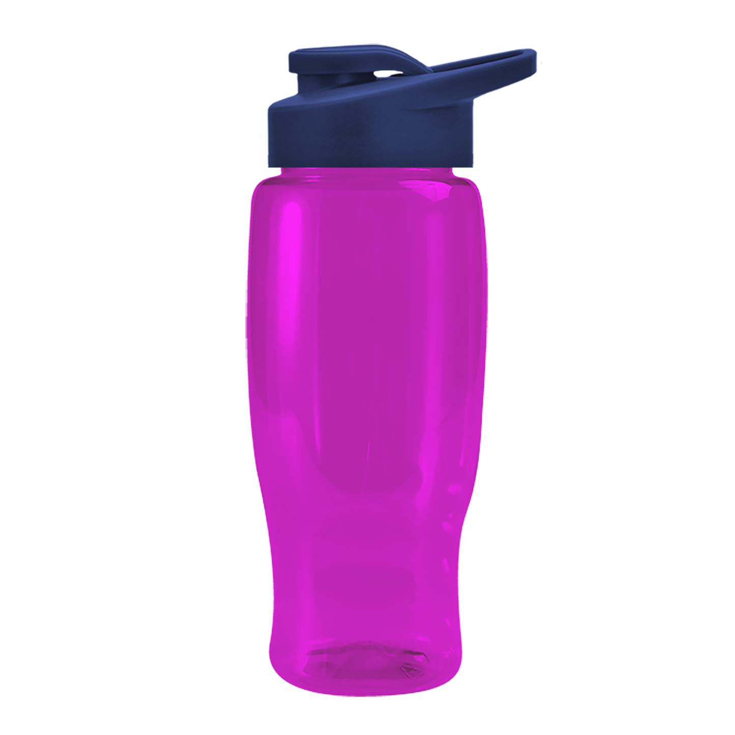 Poly+ Recycled Bottle with Drink-Thru Lid - 27 oz.