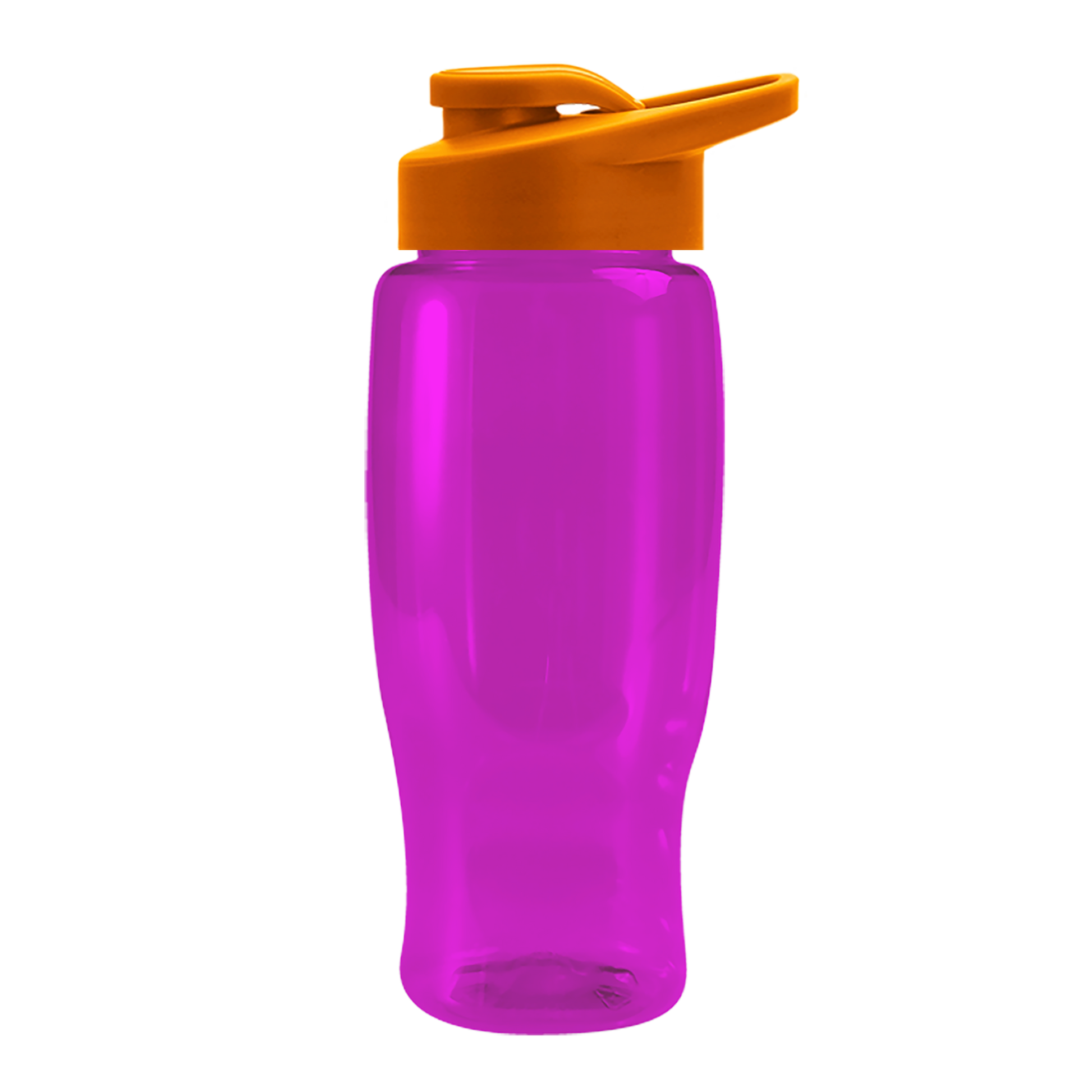 Poly+ Recycled Bottle with Drink-Thru Lid - 27 oz.