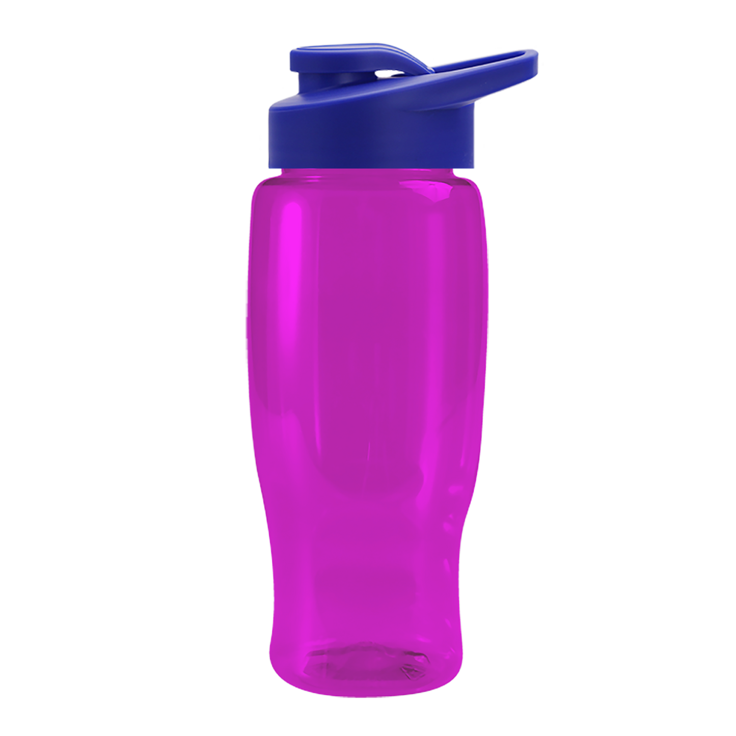 Poly+ Recycled Bottle with Drink-Thru Lid - 27 oz.