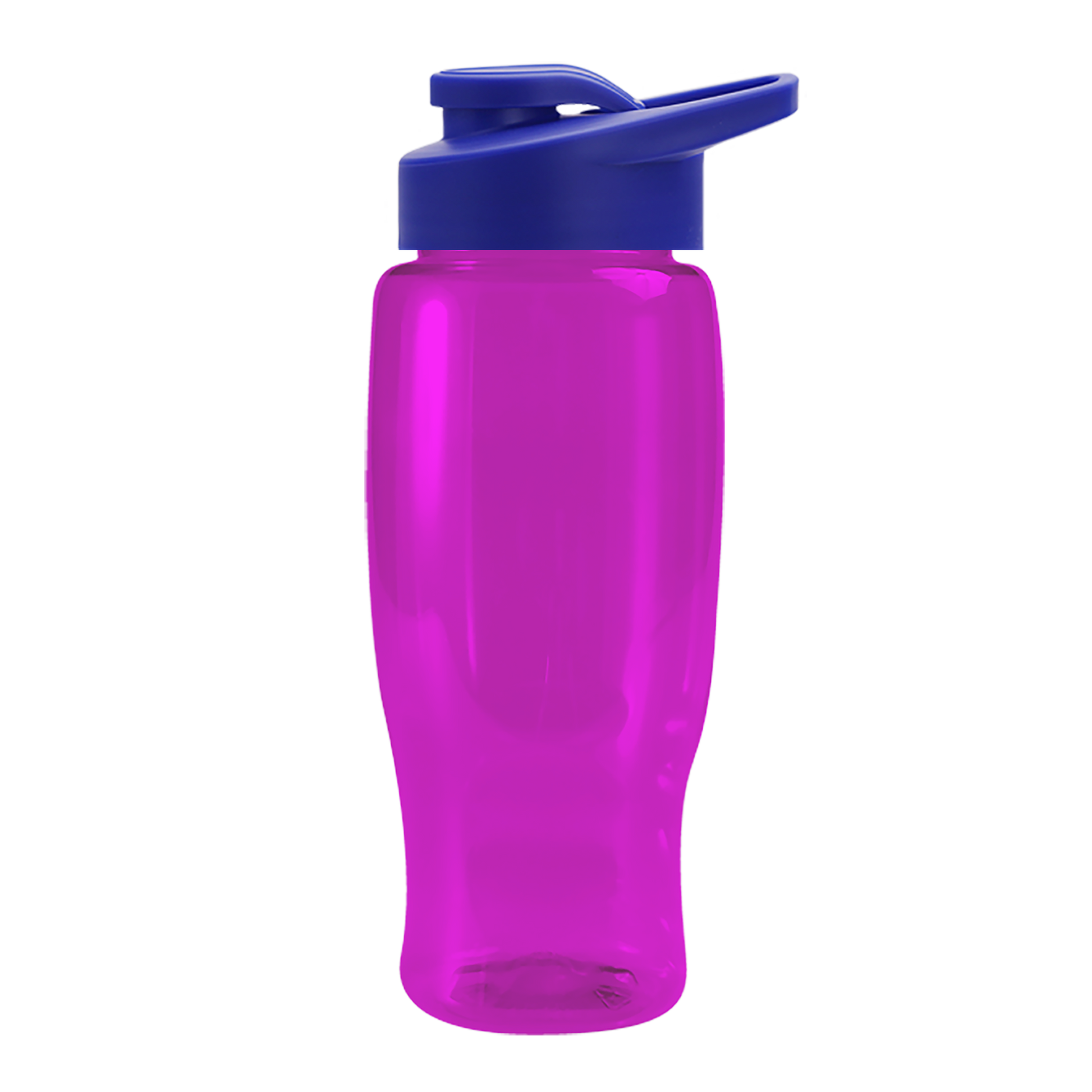 Poly+ Recycled Bottle with Drink-Thru Lid - 27 oz.