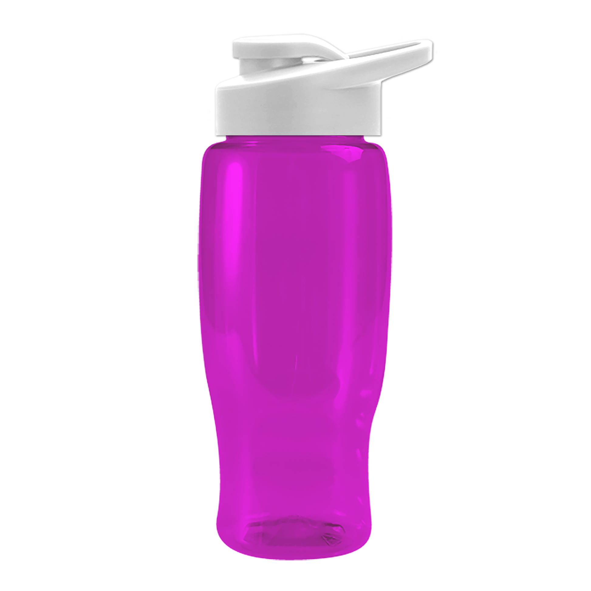 Poly+ Recycled Bottle with Drink-Thru Lid - 27 oz.