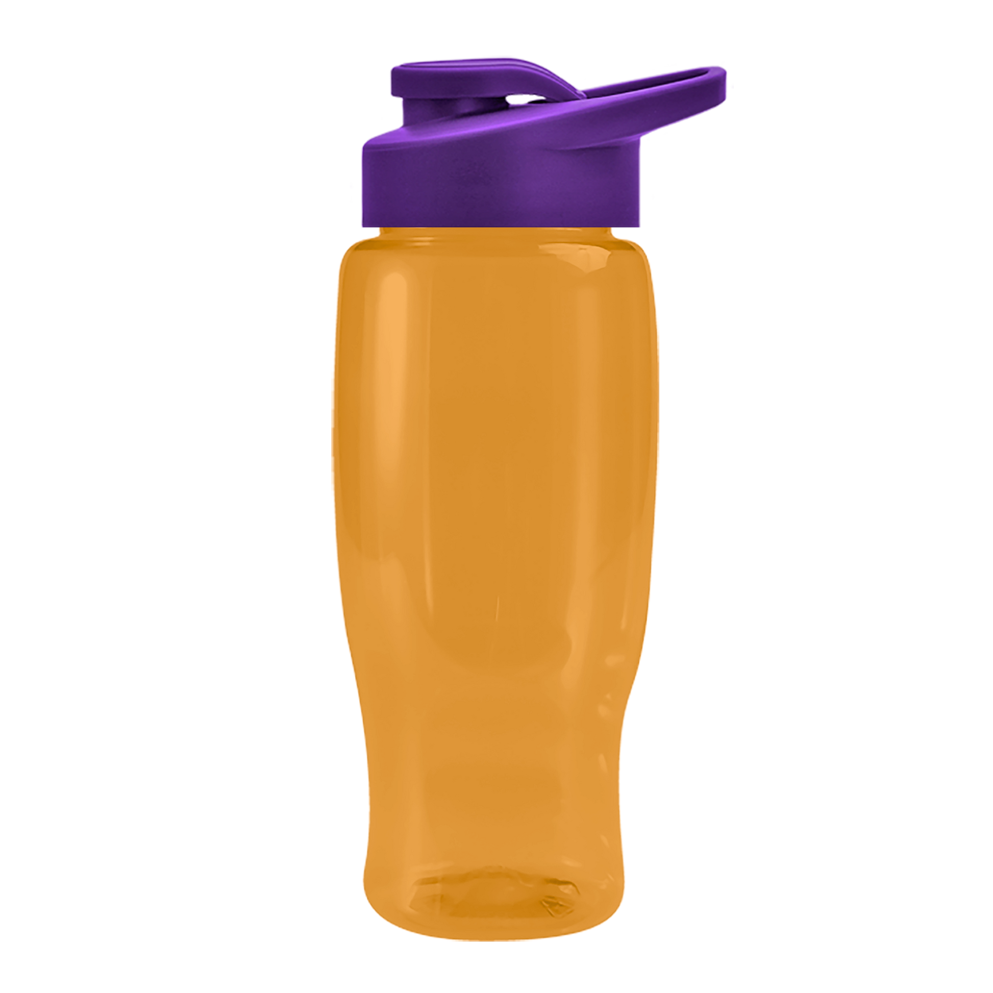Poly+ Recycled Bottle with Drink-Thru Lid - 27 oz.