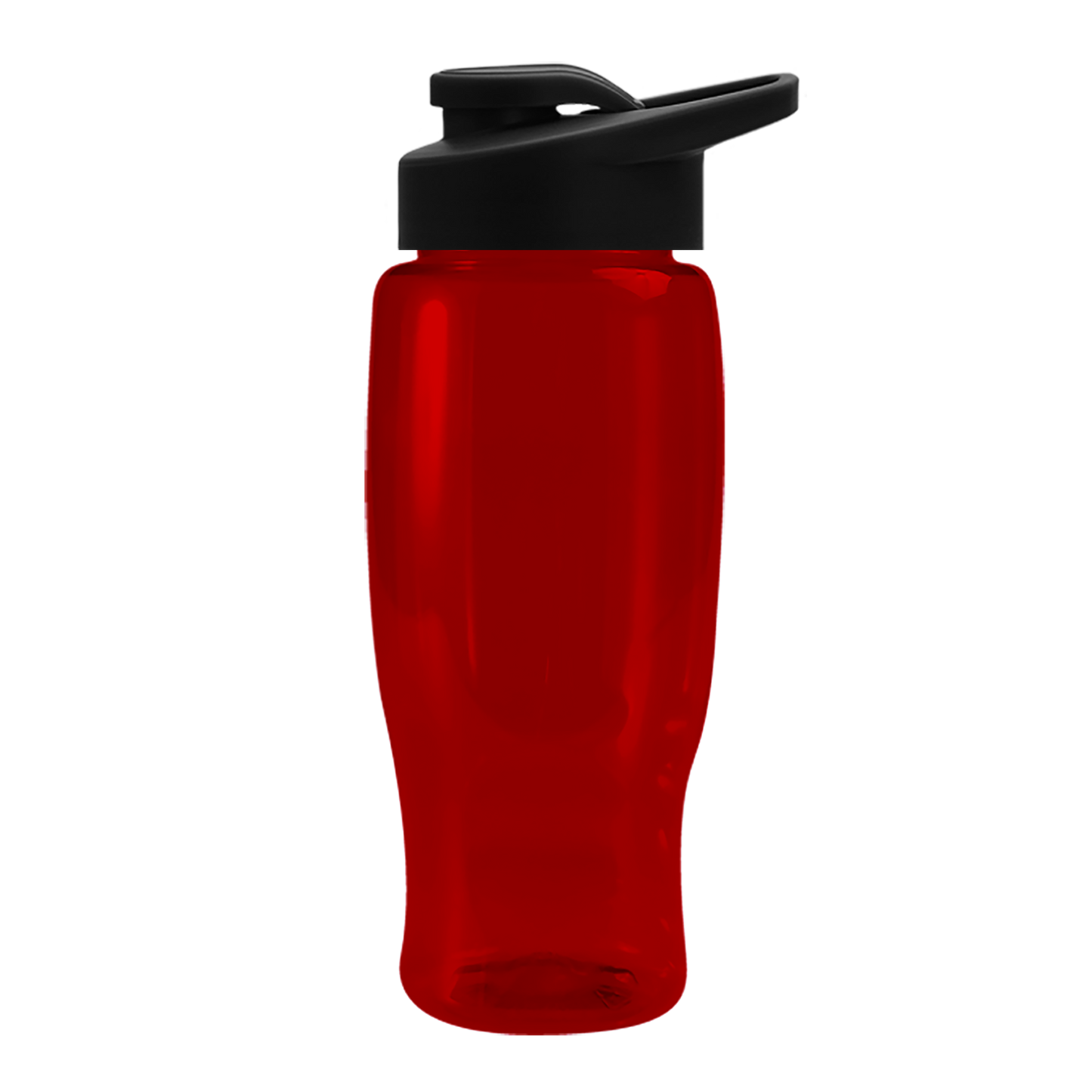 Poly+ Recycled Bottle with Drink-Thru Lid - 27 oz.