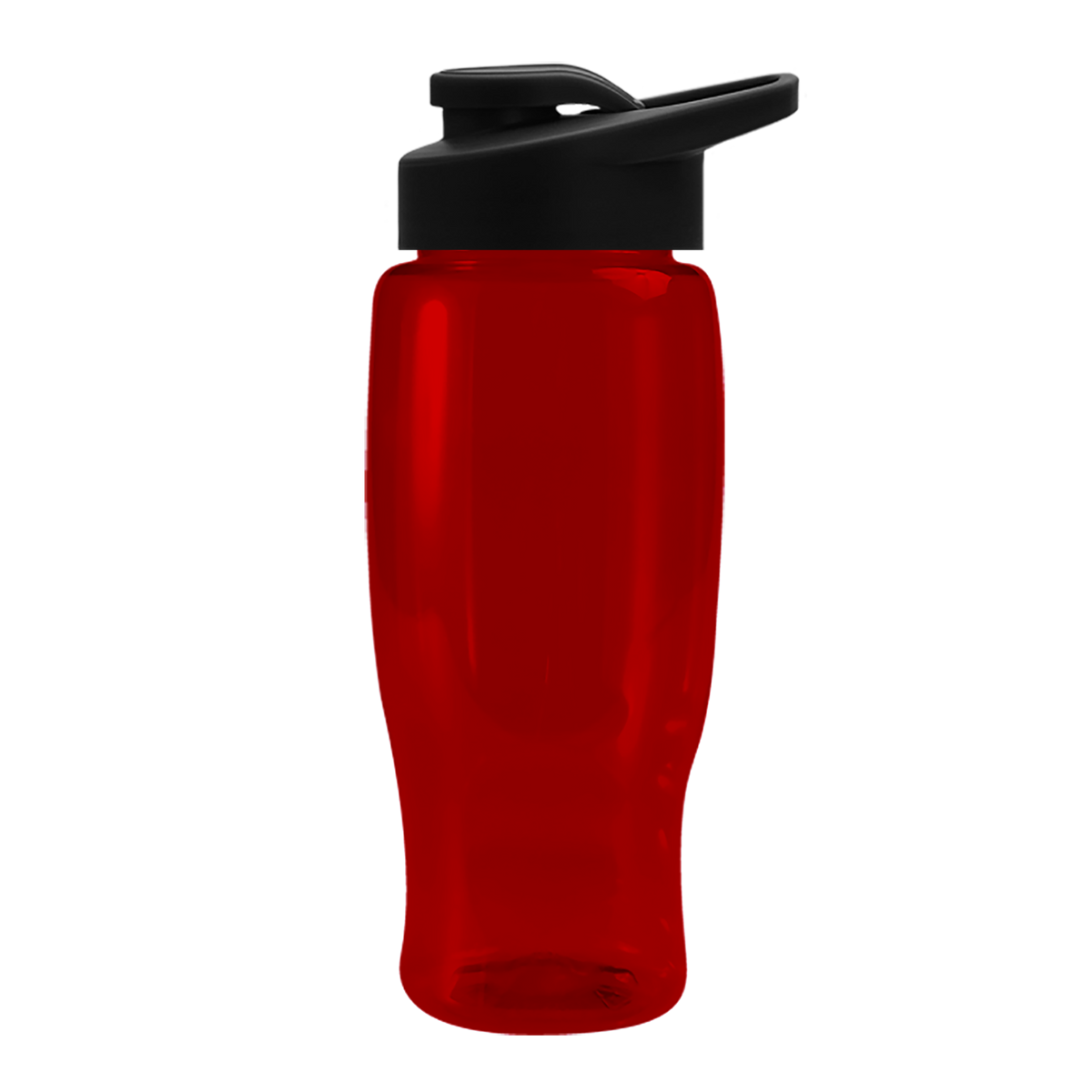 Custom logo Poly+ Recycled Bottle with Drink-Thru Lid - 27 oz.