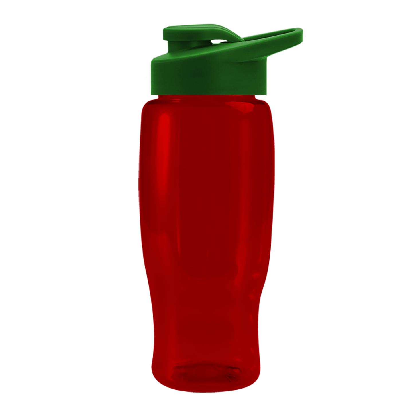 Poly+ Recycled Bottle with Drink-Thru Lid - 27 oz.