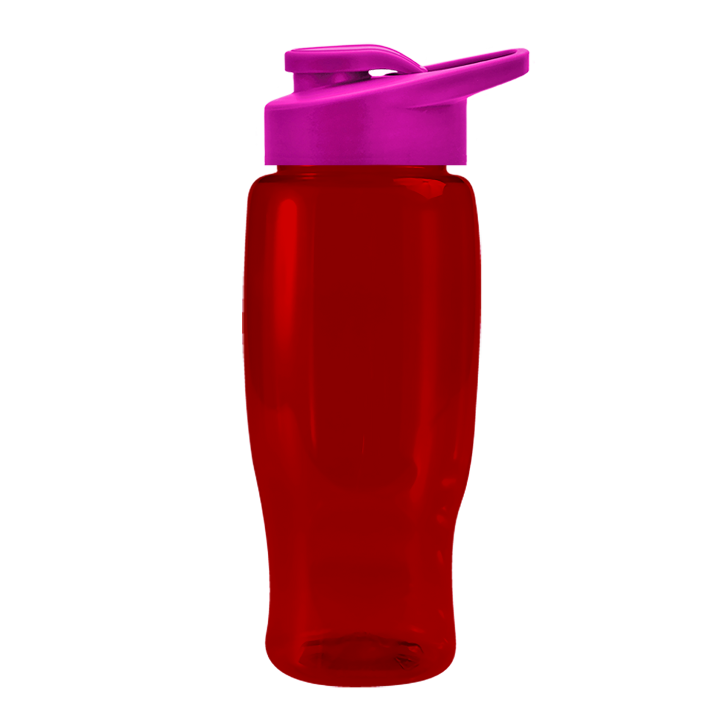 Poly+ Recycled Bottle with Drink-Thru Lid - 27 oz.